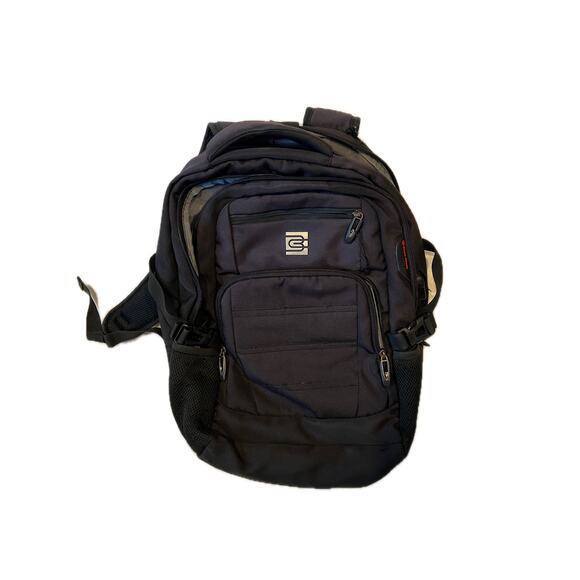 Bruno Cavalli Padded Computer Black Backpack - Picture 1 of 6